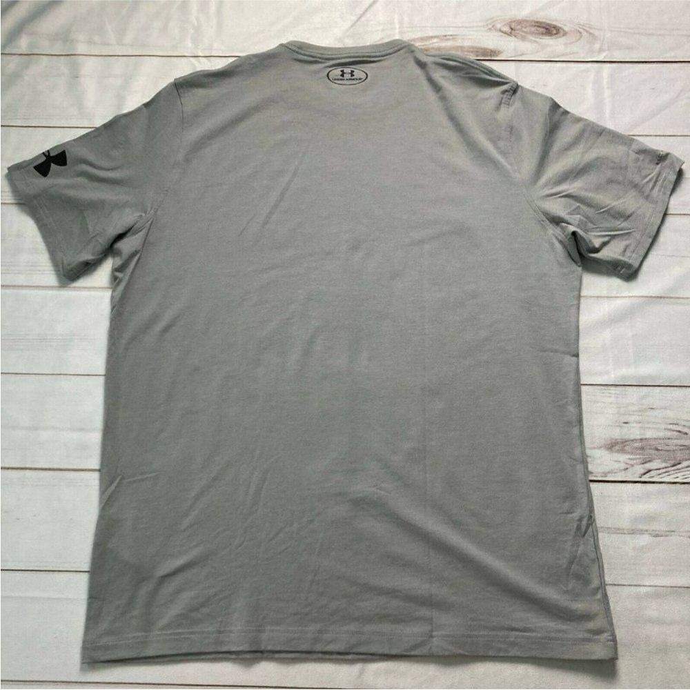Under Armour Mens Grey Heat Gear Tee - Picture 2 of 6